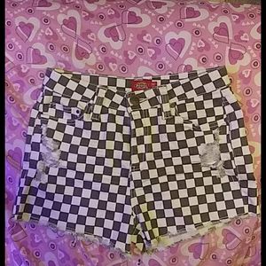 Checkered shorts